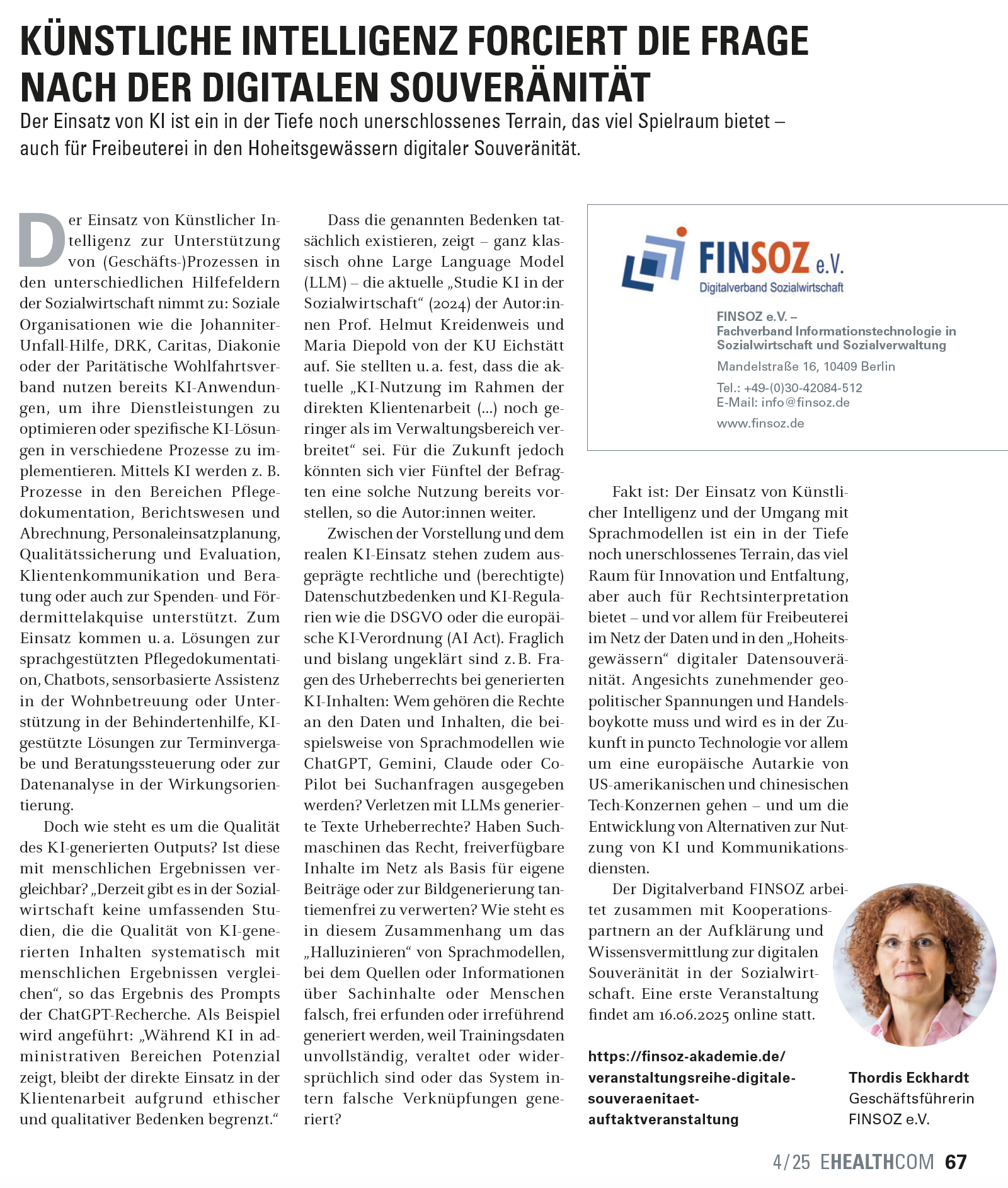 KI forciert Frage nach Digitale Souveränität
