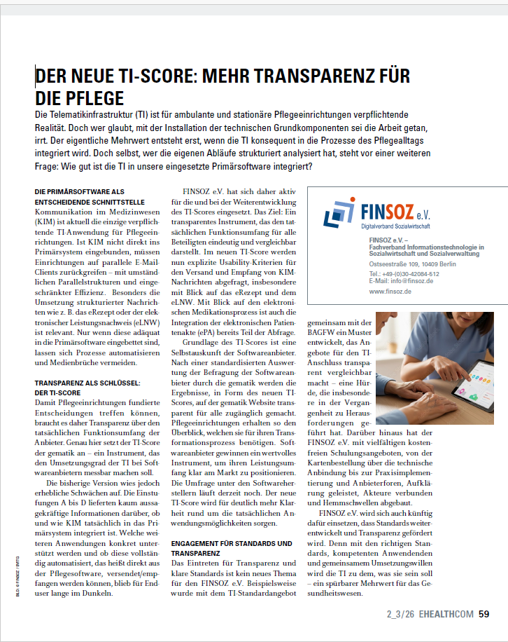 Der neue KI-Score: Mehr Transparenz für die Pflege?