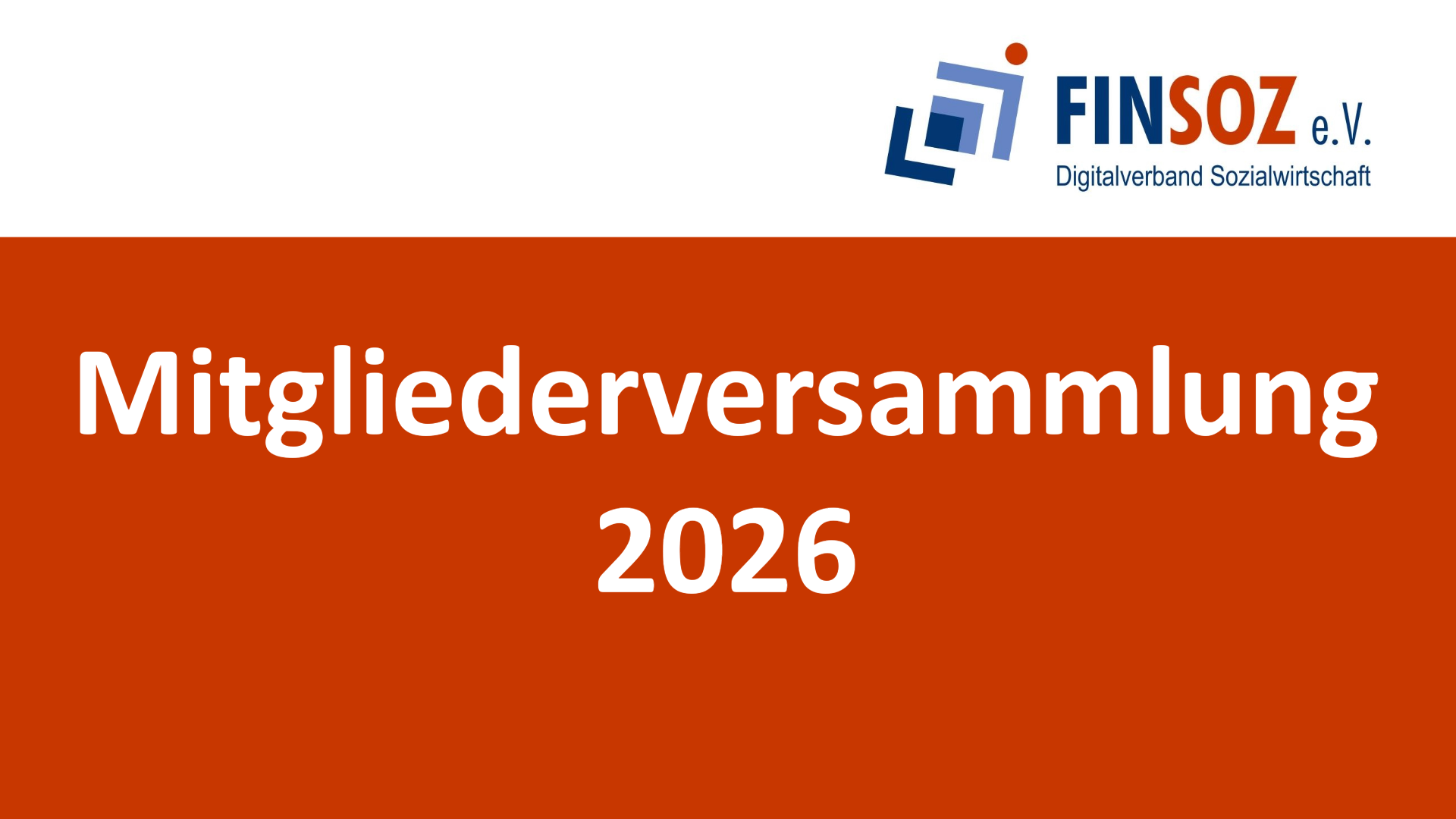 Kachel mit Titel "Mitgliederversammlung 2026"